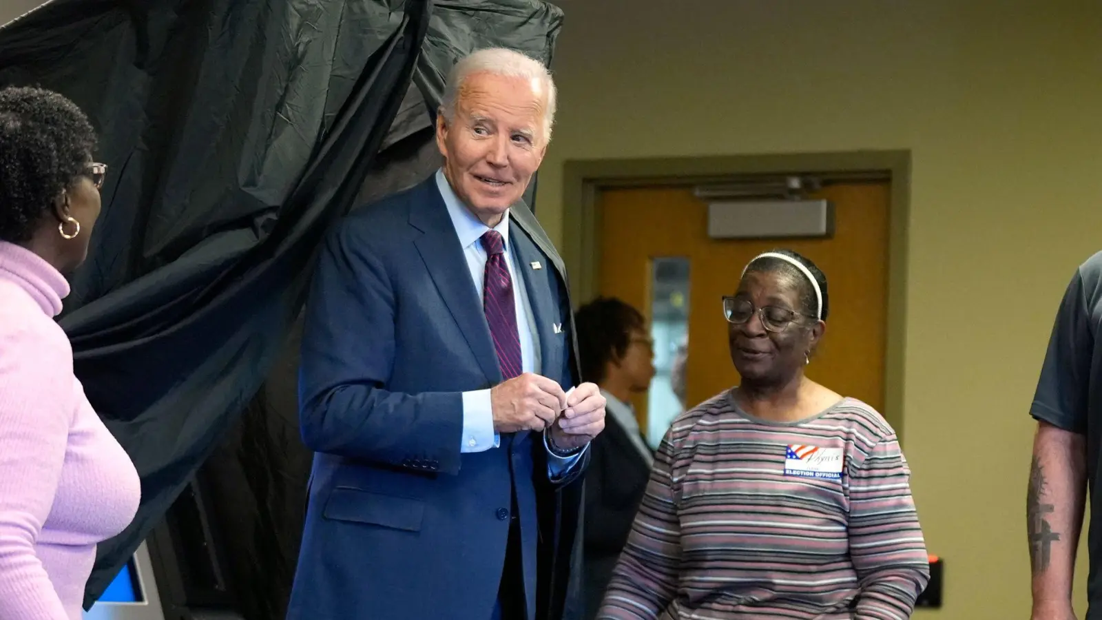 Biden hat seine Stimme bereits abgegeben.  (Foto: Manuel Balce Ceneta/AP/dpa)