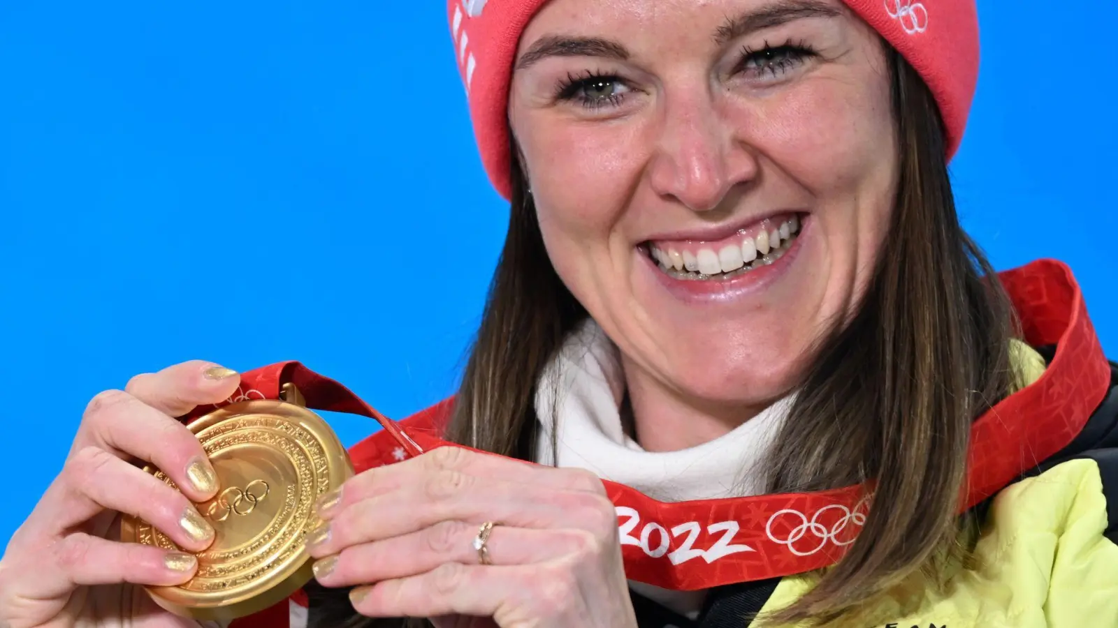 Die ehemalige Biathletin Denise Herrmann-Wick erwartet zum zweiten Mal Nachwuchs.  (Foto: Angelika Warmuth/dpa)