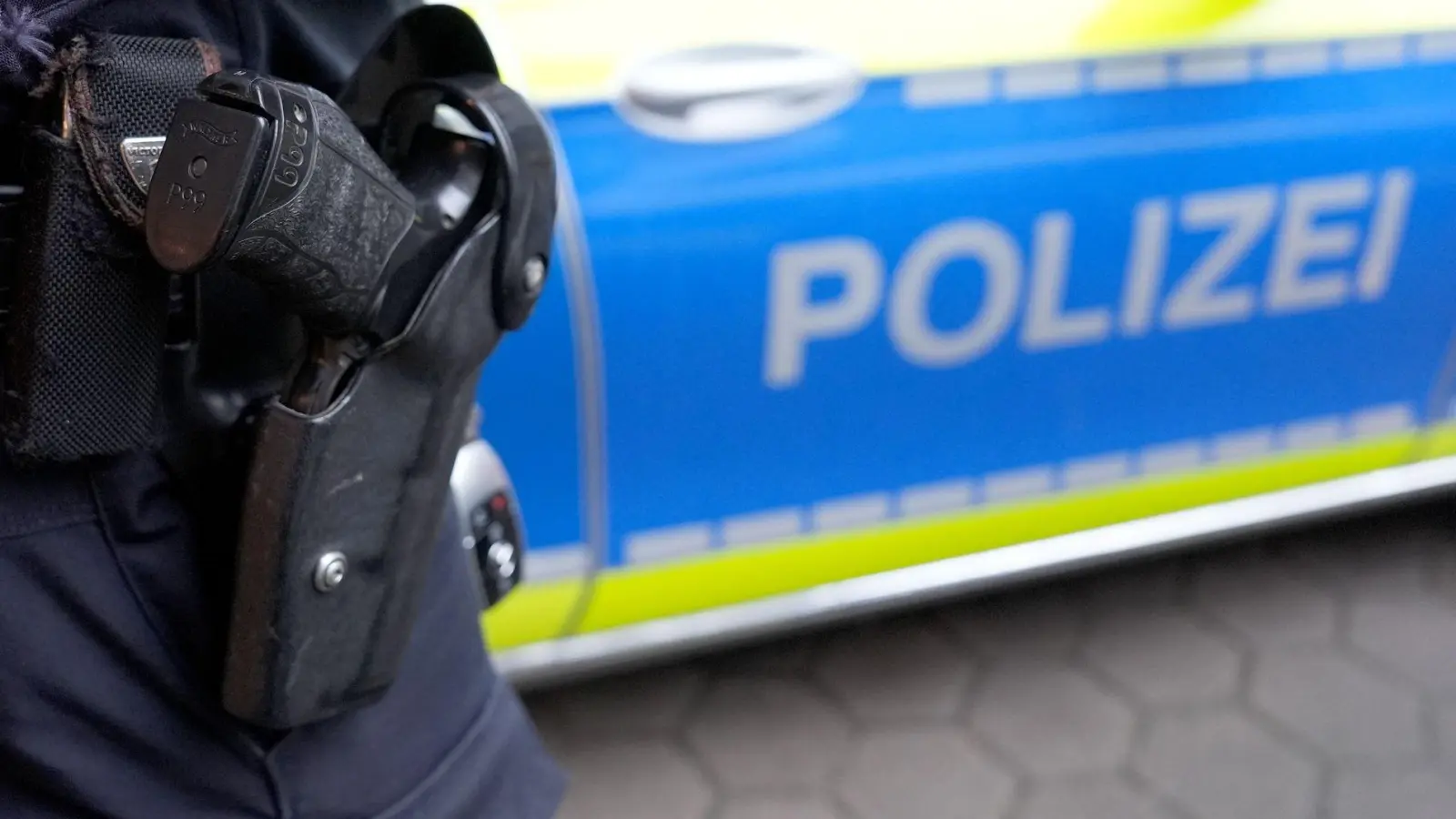 Die beiden Täter sind aktuell auf der Flucht vor der Polizei. (Symbolbild)  (Foto: Marcus Brandt/dpa)