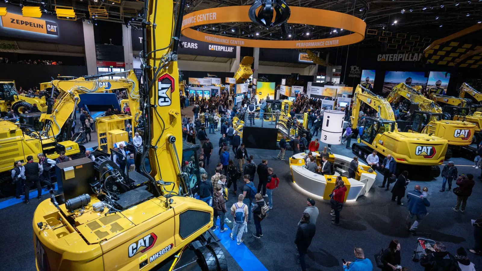 Caterpillar ist für seine gelben Bagger und Planierraupen bekannt. (Archivbild) (Foto: Leonie Asendorpf/dpa)