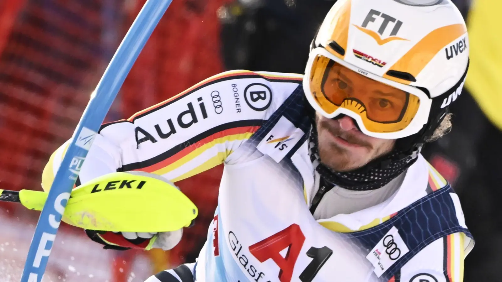 Linus Straßer aus Deutschland in Aktion. (Foto: Hans Klaus Techt/apa/dpa/Archivbild)