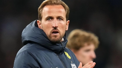 Harry Kane musste schon beim Länderspiel von England gegen Japan pausieren.  (Foto: Kirsty Wigglesworth/AP/dpa)
