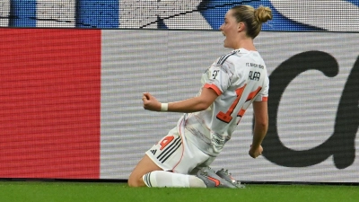 Trifft in Hoffenheim: Nationalspielerin Alara Sehitler. (Archivbild) (Foto: Swen Pförtner/dpa)