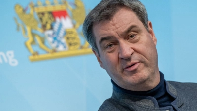Markus Söder (CSU), Ministerpräsident von Bayern, wird wohl nie vegan leben. (Foto: Peter Kneffel/dpa)