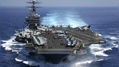 Die USA schicken übereinstimmenden Berichten zufolge einen weiteren Flugzeugträger in den Nahen Osten. (Archivbild) (Foto: Dusty Howell / U.s. Navy Handout/dpa)