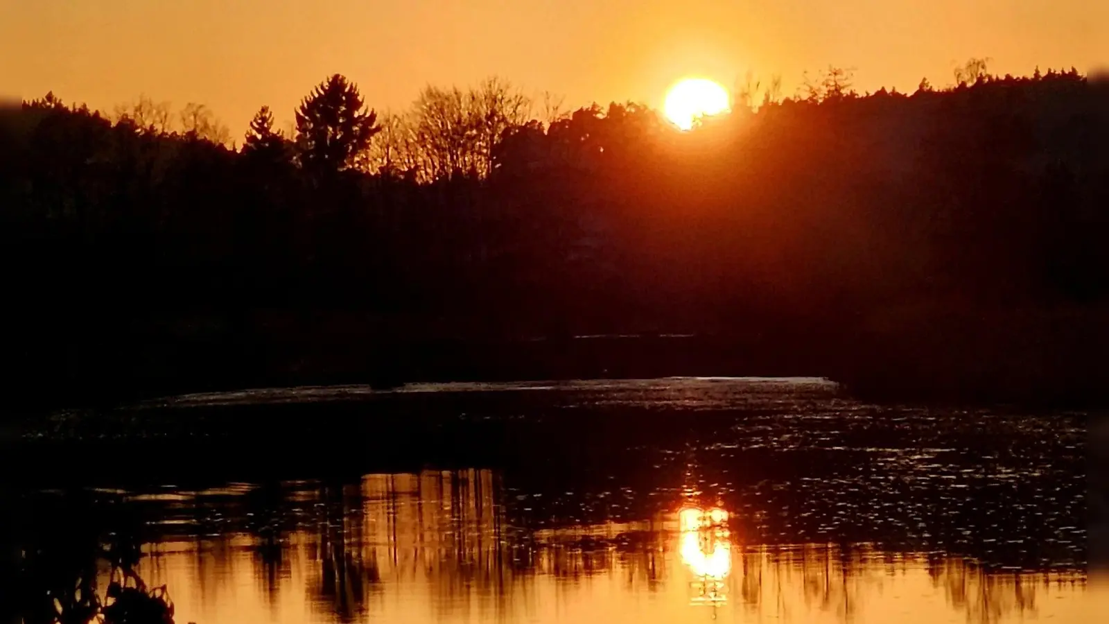 Abendruhe am Weiher - gesehen bei Segringen (Foto: Ingrid Krottenmüller)