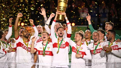 Der VfB Stuttgart hat den DFB-Pokal gewonnen. (Foto: Tom Weller/dpa)