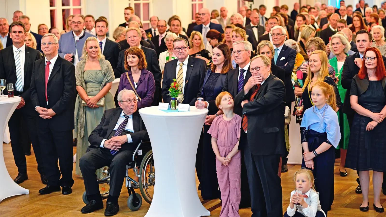 Gäste und Einladende beim Staatsempfang zur Bachwoche. (Foto: Jim Albright)