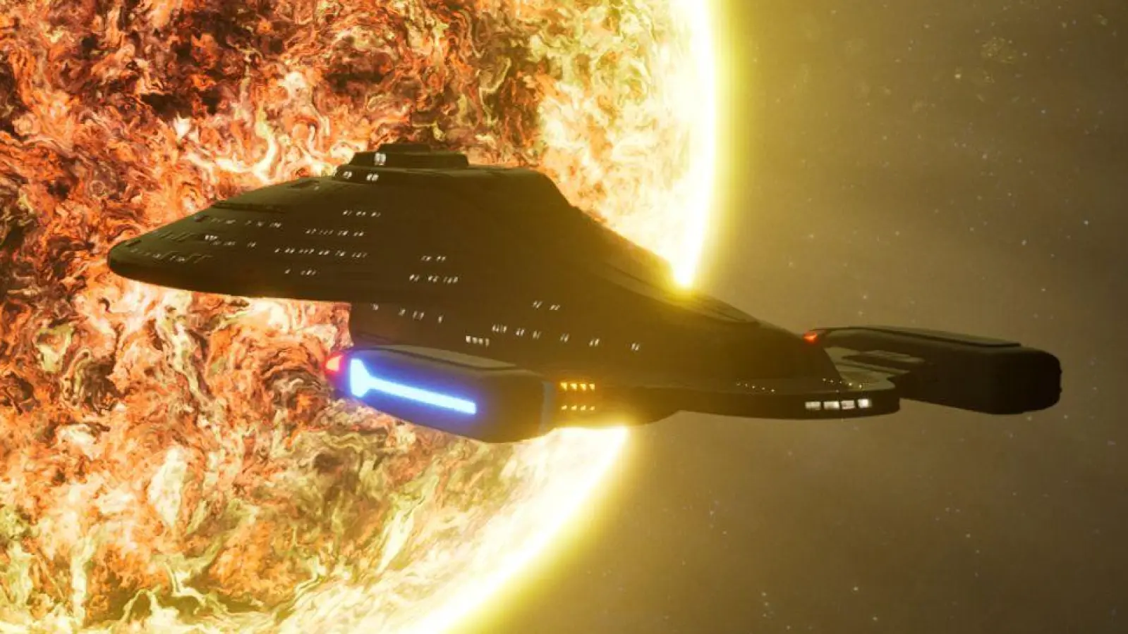 Auf zu neuen Sonnensystemen: In „Star Trek Voyager - Across the unknown“ werden Spielerinnen und Spieler zum Captain des Raumschiffs Voyager auf seiner Reise durch die Galaxis. (Foto: Daedalic Entertainment/dpa-tmn)