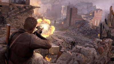 Feuerkraft steht im Mittelplunkt von „Sniper Elite: Resistance“ (Foto: Rebellion/Fireshine Games/dpa-tmn)