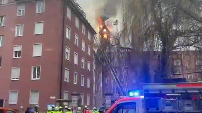 Bei einem Brand in einem Seniorenwohnheim sind sieben Menschen leicht verletzt worden. (Foto: Annette Weidner/dpa)