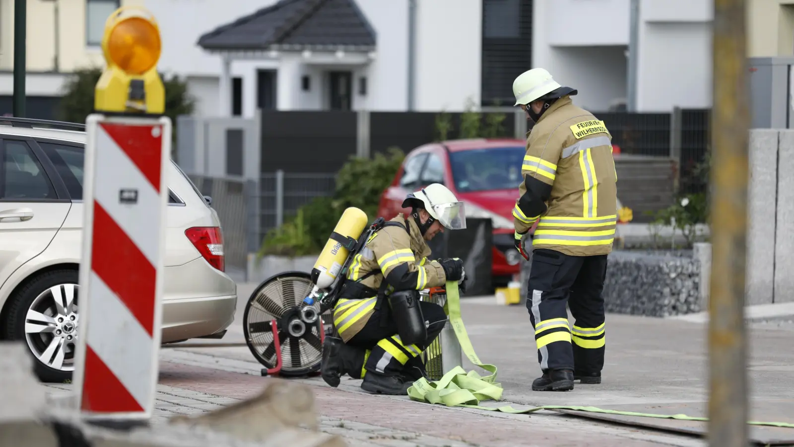 In Wilhermsdorf war am Mittwochnachmittag die Feuerwehr im Einsatz. (Foto: NEWS5 / David Oßwald)