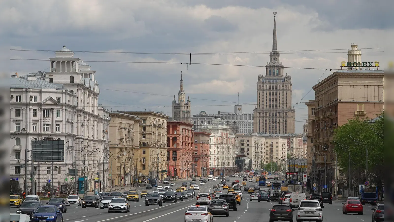 Lange gab es in Moskau einen Europaplatz, den die Behörden nun wohl auch aus Ärger über die EU in Platz Eurasiens umbenannt haben. (Archivbld) (Foto: Ulf Mauder/dpa)