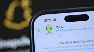 Wer Snapchat nutzt, kann auf den KI-Assistenten „My AI“ zugreifen. (Foto: Wolf von Dewitz/dpa)