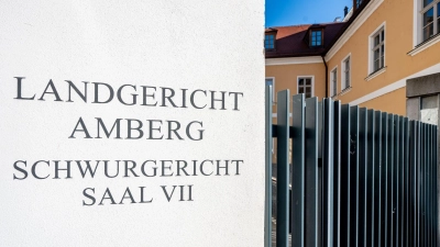 Vor dem Landgericht Amberg hätte der Mordprozess gegen einen 56 Jahre alten Mann beginnen sollen. (Archivbild) (Foto: Armin Weigel/dpa)