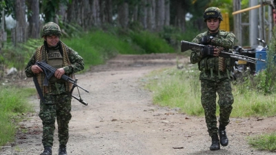 Hinter dem Angriff dürfte eine Splittergruppe der Farc-Rebellen stecken. (Archivbild) (Foto: Juan B Diaz/AP)