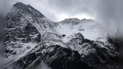 Über dem Ortlergebirge hingen am Wochenende dichte Wolken.  (Foto: Karl-Josef Hildenbrand/dpa)