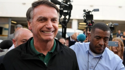 Dem ehemaligen Präsidenten von Brasilien, Jair Bolsonaro, wird von der Justiz unter anderem ein versuchter Staatsstreich vorgeworfen. (Archivbild) (Foto: Eraldo Peres/AP/dpa)