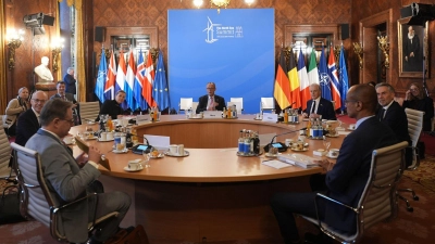 Das Hamburger Rathaus ist Schauplatz des Nordsee-Gipfels. (Foto: Marcus Brandt/dpa)