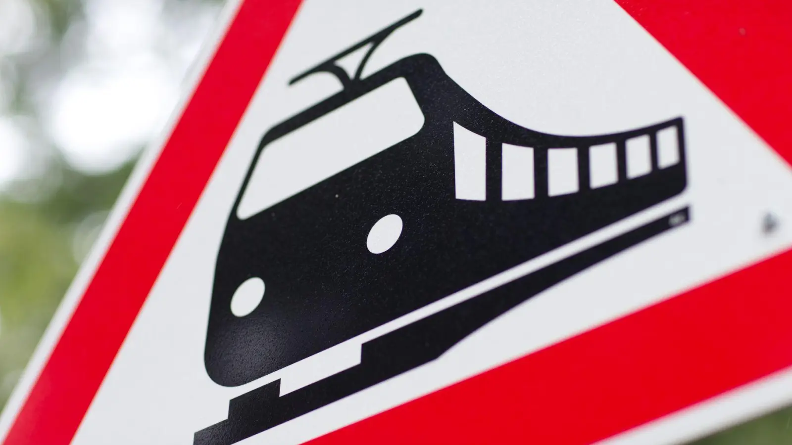 In der Nähe eines Bahnübergangs geriet der Autofahrer mit seinem Wagen auf die Gleise. (Symbolbild) (Foto: Friso Gentsch/dpa)