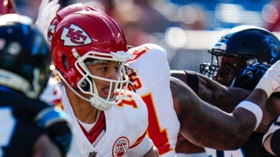 Patrick Mahomes und die Chiefs haben acht ihrer elf Spiele nur äußerst knapp gewonnen. (Foto: Rusty Jones/FR171869 AP/AP)