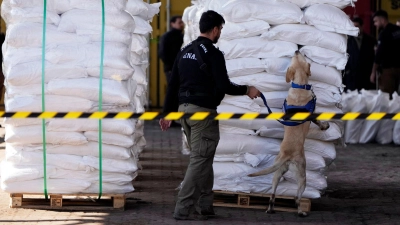 Das Rauschgift hätte nach Angaben der Ermittler in Europa einen Marktwert von rund 220 Millionen Euro. (Foto: Jorge Saenz/AP)