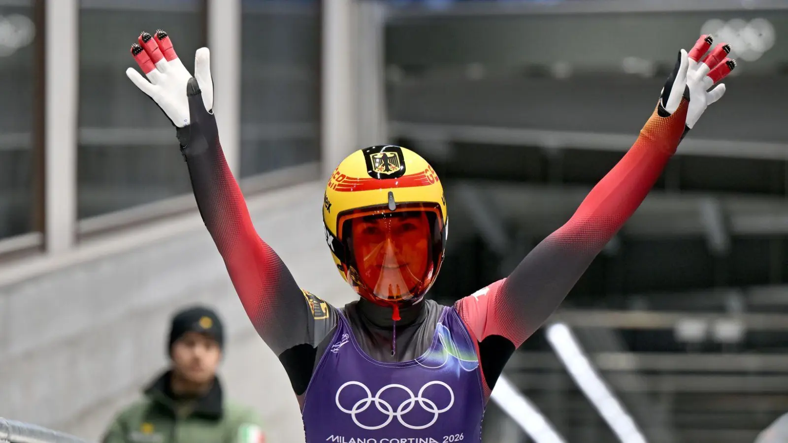 Julia Taubitz sicherte sich erstmals Olympia-Gold. (Foto: Robert Michael/dpa)