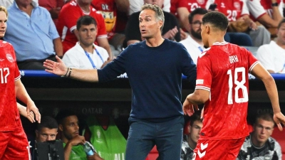 Coach Kasper Hjulmand sieht seine Dänen gegen die DFB-Elf nicht chancenlos. (Foto: Sven Hoppe/dpa)