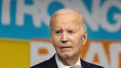 Der ehemalige US-Präsident Joe Biden hat seinen Nachfolger Donald Trump hart kritisiert. (Foto: Rebecca S. Gratz/FR171818 AP/AP/dpa)