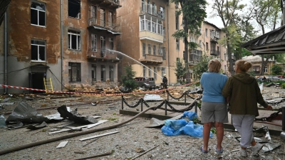 Immer wieder gibt es russische Luftangriffe auf Odessa. (Archivbild) (Foto: Michael Shtekel/AP/dpa)