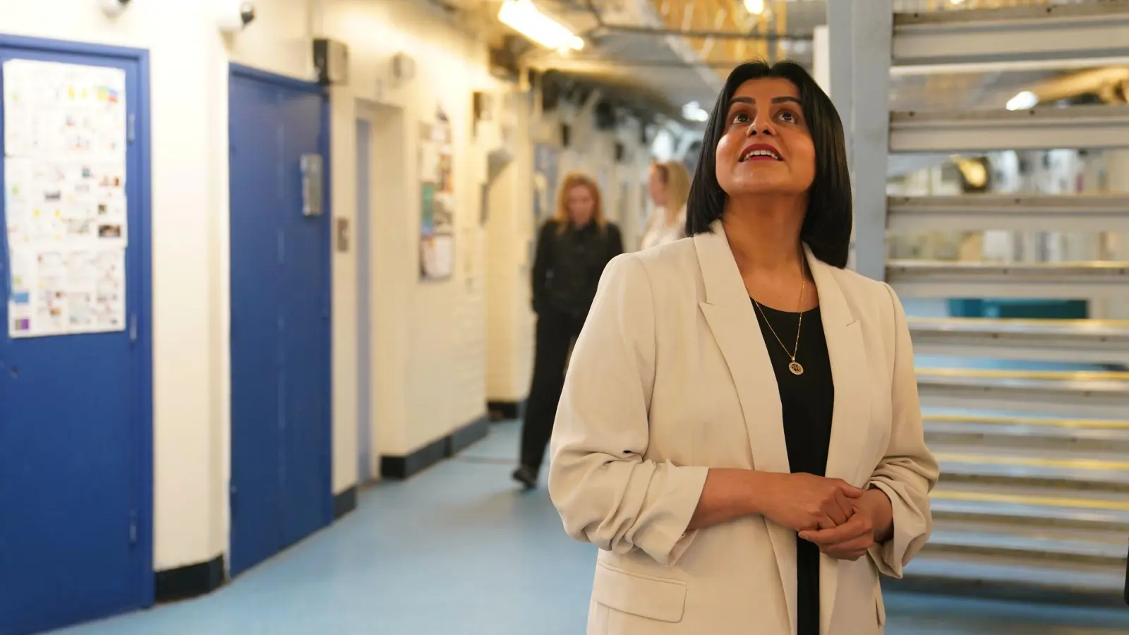 Besuch im Gefängnis: Justizministerin Shabana Mahmood. (Foto: Joe Giddens/PA Wire/dpa)