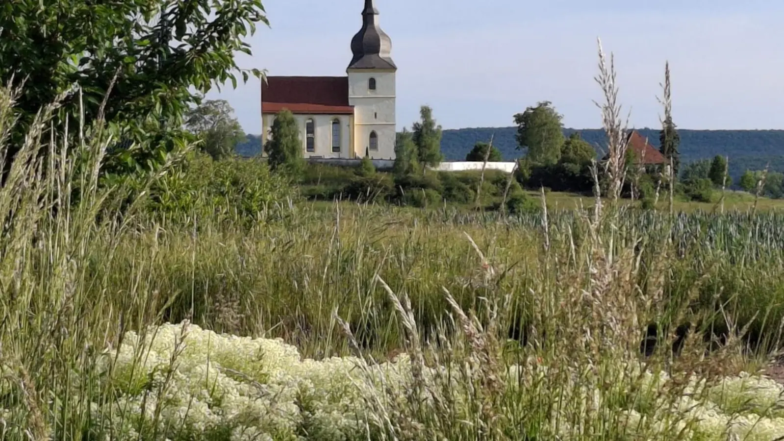 Die Bergkirche - gesehen in Kaubenheim. (Foto: Helmuth P. Schuh)