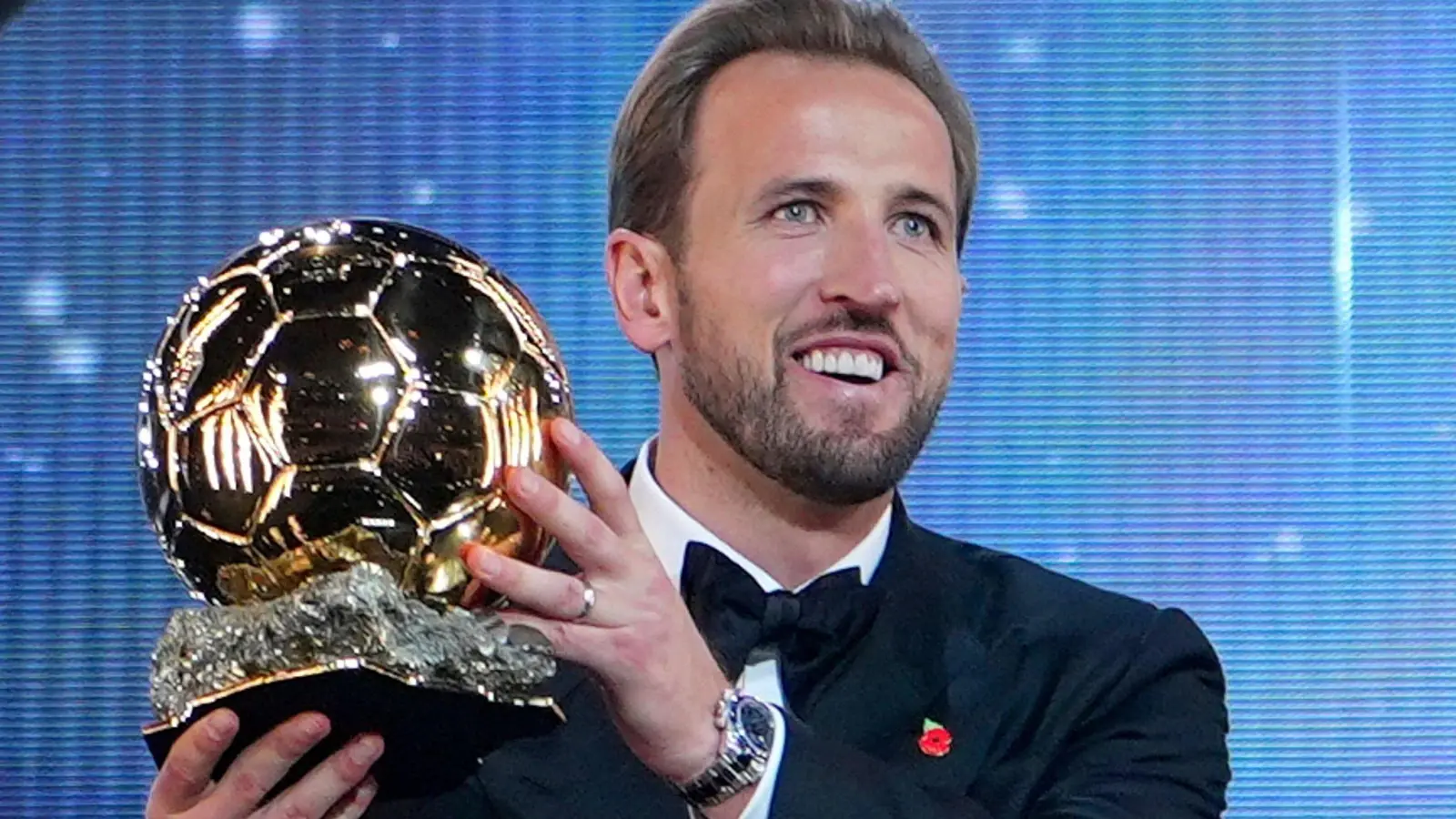 Der Ballon-d'Or-Gewinner 2026: Harry Kane. (Foto: Kin Cheung/AP/dpa)