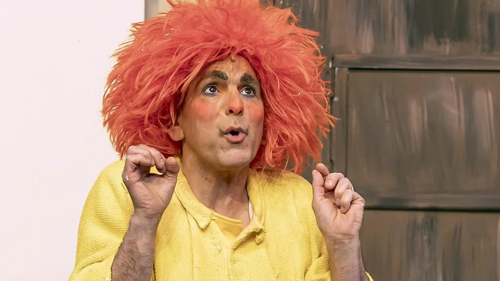 Spielt nach 17 Jahren wieder den Pumuckl: Andreas Peteratzinger. (Foto: Landestheater: Hans von Draminski)