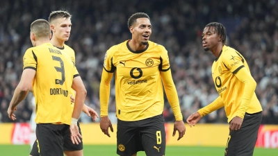 Der Sieg in Kopenhagen gibt dem BVB Rückenwind. (Foto: Marcus Brandt/dpa)