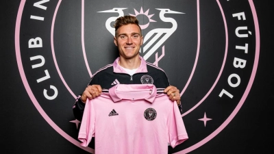 Im rosafarbenen Trikot von Inter Miami aktiv: Gegen Real Salt Lake feierte Julian Gressel einen Auftaktsieg. (Foto: Inter Miami)