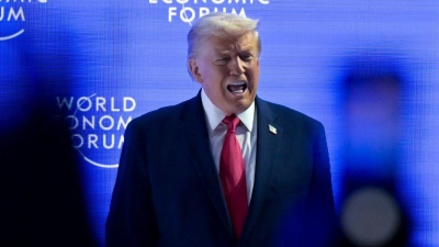 Trump will doch keine Zölle zum 1. Februar erheben.  (Foto: Gian Ehrenzeller/KEYSTONE/dpa)