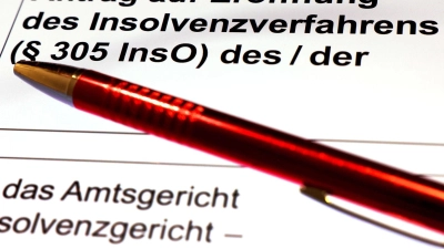 Allianz Trade erwartet 2026 in Deutschland einen Anstieg der Insolvenzen. (Illustration)  (Foto: Oliver Berg/dpa)