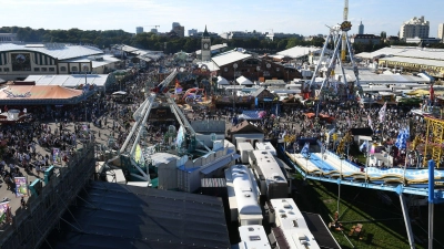 Das 190. Oktoberfest läuft seit dem Wochenende.  (Foto: Felix Hörhager/dpa)