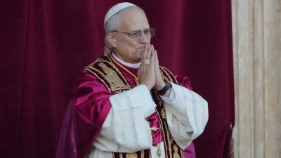 Prevost ist nun der 267. Papst in der Geschichte. (Foto: Markus Schreiber/AP/dpa)