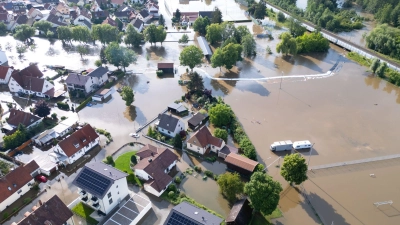 Vor einem Jahr hat das Hochwasser in Süddeutschland schwere Schäden angerichtet. (Archivbild). (Foto: Sven Hoppe/dpa)