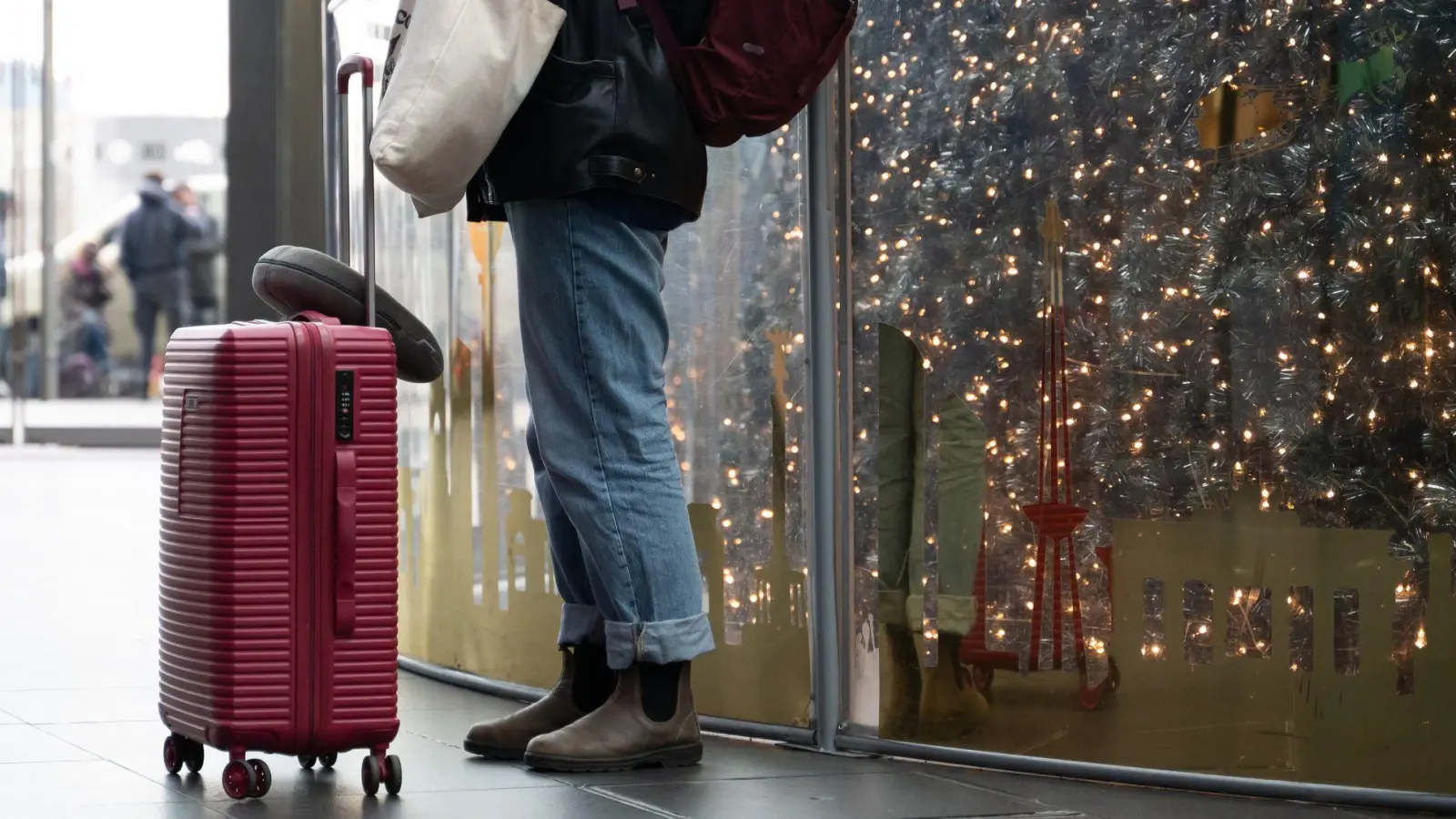 Bahn zufrieden: Über Weihnachten waren die Züge gut ausgelastet und ziemlich pünktlich. (Archivbild) (Foto: Markus Lenhardt/dpa)
