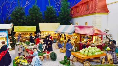 Die Handwerkerkrippe stand früher im Bezirksklinikum. Jetzt ist sie im Markgrafenmuseum zu erleben. (Archivbild: Jim Albright)