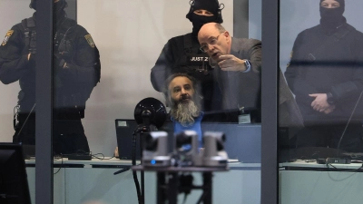 Der Attentäter vom Magdeburger Weihnachtsmarkt kurz vor dem Prozessbeginn.  (Foto: Jan Woitas/dpa)