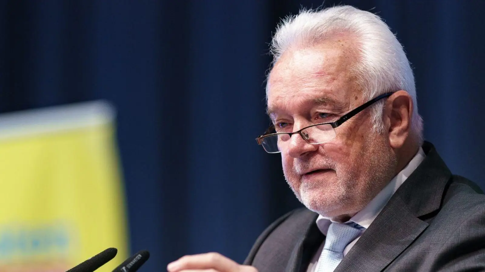 Wolfgang Kubicki (FDP), stellvertretender Bundesvorsitzender seiner Partei, spricht beim Landesparteitag der FDP Schleswig-Holstein. (Foto: Axel Heimken/dpa)