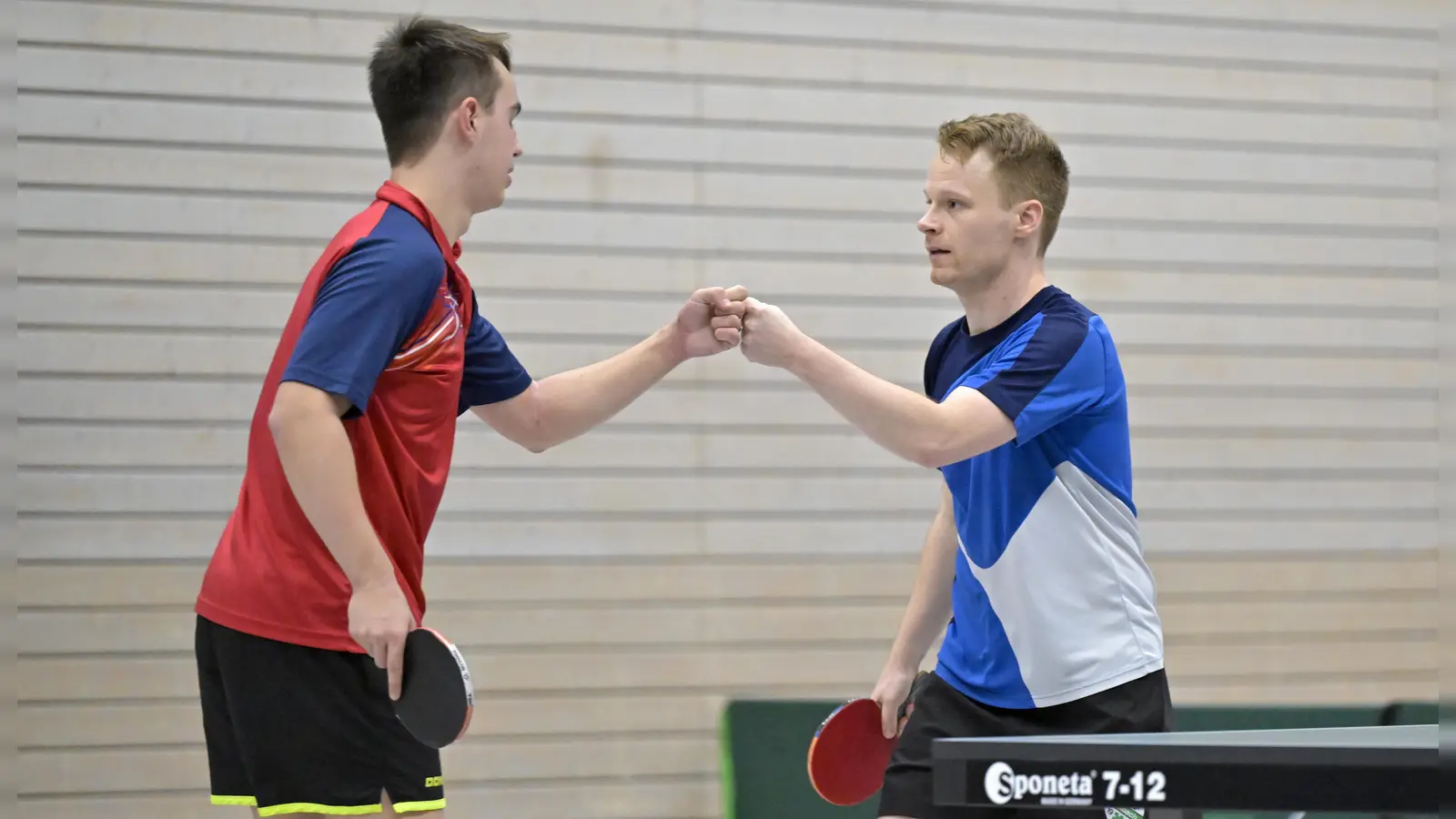 Das Duo Celestin Popp (links) und Jens Jung war beim 47. Dreikönigsturnier nicht zu schlagen. (Foto: Martin Rügner)
