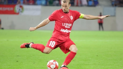 Sieht sich als Kapitän in der Verantwortung: Dominik Stolz. (Foto: Albert Krier)