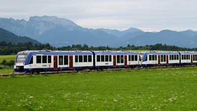 Auf der Strecke von München ins Oberland herrscht derzeit Stillstand. (Archivbild) (Foto: Angelika Warmuth/dpa)