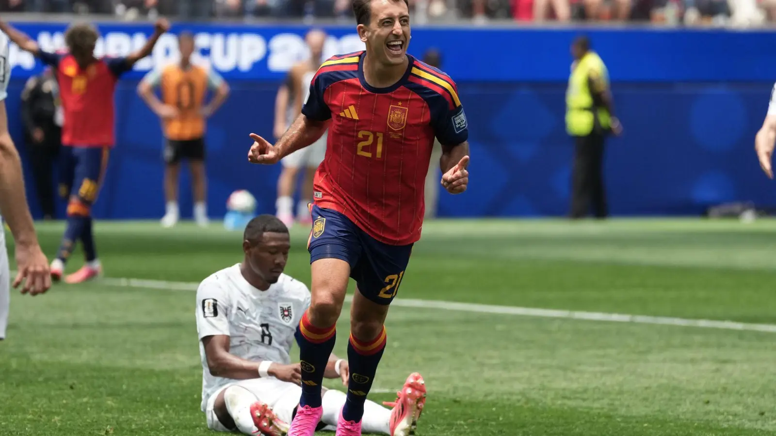 Oyarzabal erzielte das verdiente 1:0 für Spanien. (Foto: Jae C. Hong/AP/dpa)