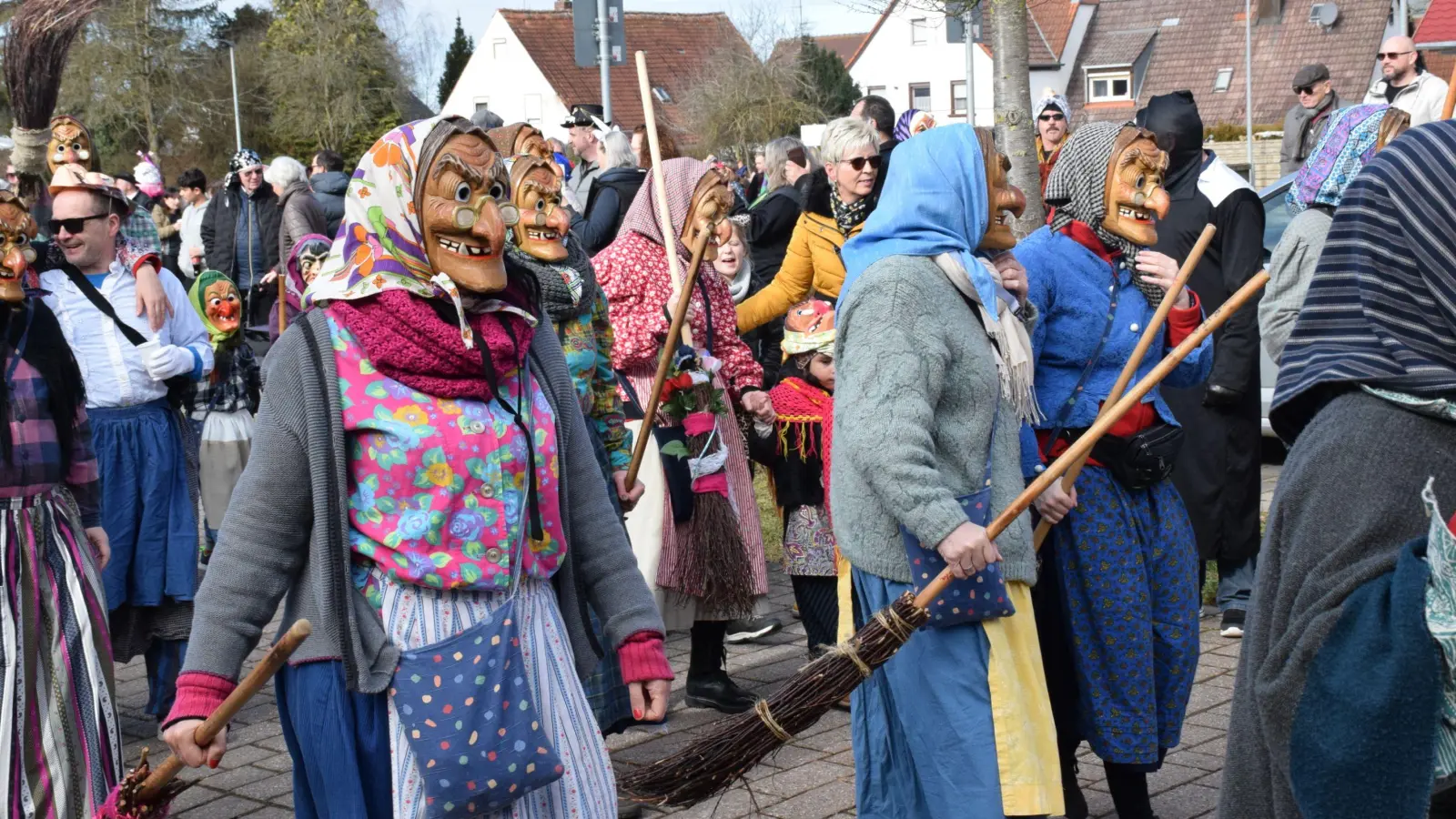 In Schopfloch sind an Fasching die Druden los. (Foto: Philipp Zimmermann)